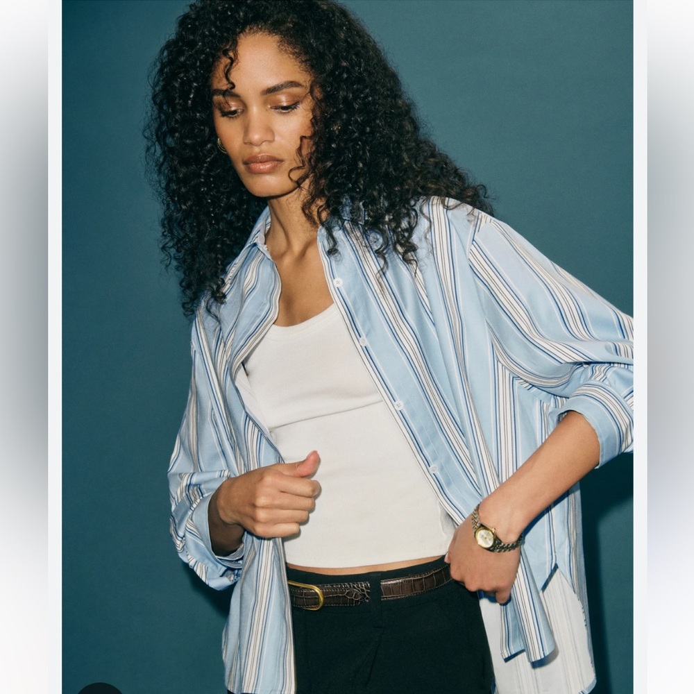 NWT REFORMATION ANDY OVERSIZED SHIRT